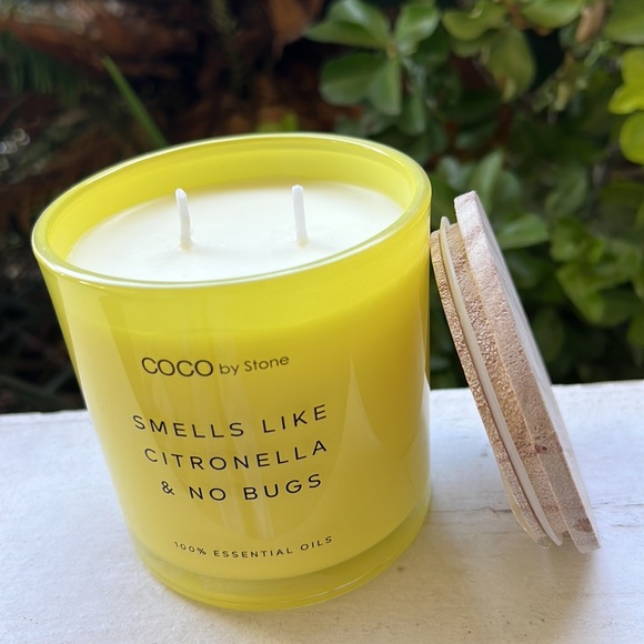 Coco by Stone Citronella Candle - Picture 4 of 9